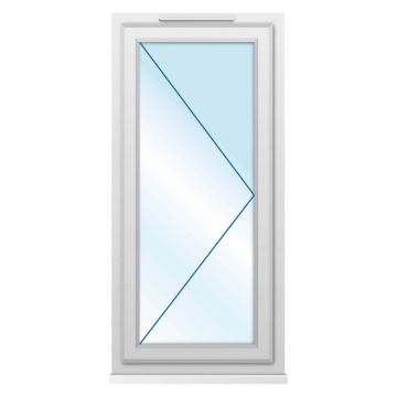 Smart Security Clear Glazed Right-Hung uPVC Window