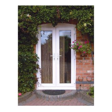 Smart Security Clear Glazed uPVC French Doors 1790 x 2085mm