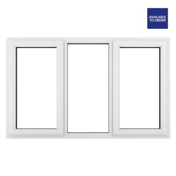 Crystal Left & Right Hand Opening Clear Glazed White uPVC Window