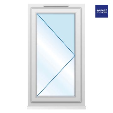 CWG Right Hand Opening Clear Glazed White uPVC Window
