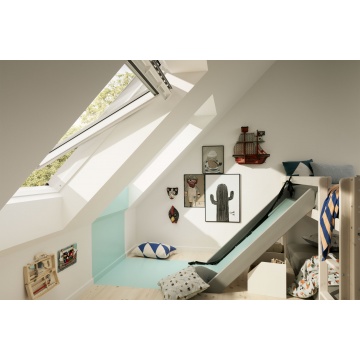 VELUX White Painted Centre Pivot Roof Window