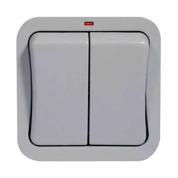 BG Nexus Weatherproof 2 Gang 2 Way Switch