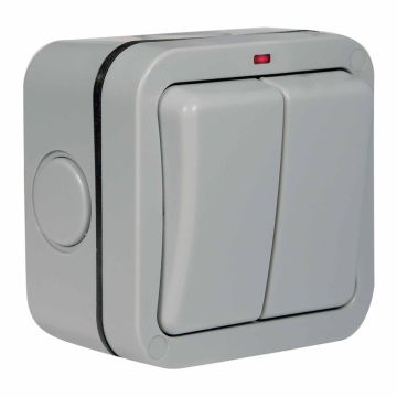 BG Nexus Weatherproof 2 Gang 2 Way Switch