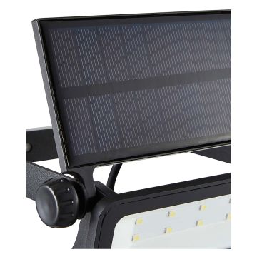 Zink Solar Powered PIR Security Light 220lm 2W 6000K