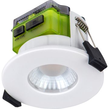 Luceco F Type MK2 Flat Fire Rated Downlight 2/3/4/6000k 4/6W Selectable