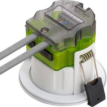 Luceco F Type MK2 Regressed Fire Rated Downlight Dim2Warm 4/6W Selectable