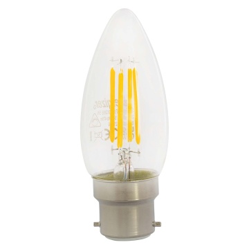 Energizer Filament LED Candle Light Bulb 470LM BC / B22