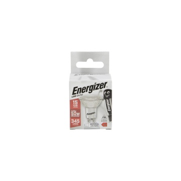 Energizer LED GU10 Cool White Full Glass Light Bulb 345LM 36°