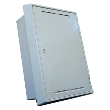 Built In Gas Meter Box White