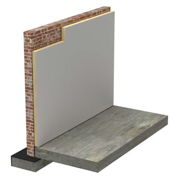 IKO Enertherm Insulated PIR Plasterboard 2400 x 1200 x 52.5mm
