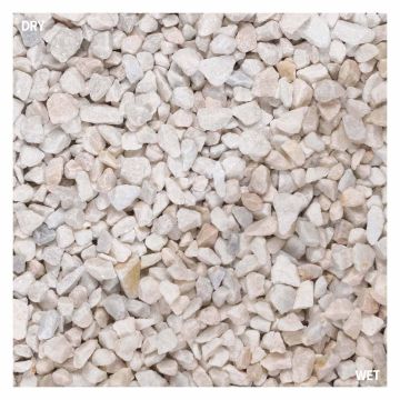 20mm Polar White Chippings Bulk Bag