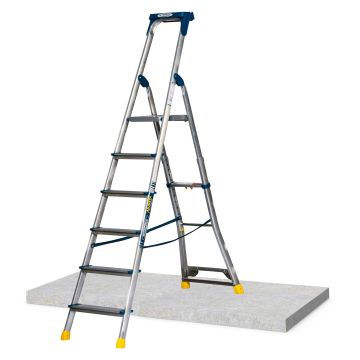 Werner Aluminium AdjustaStep PRO 6 Tread Step Ladder