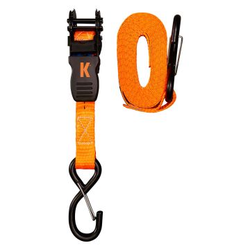 Kargo Light Duty Ratchet Straps 25mm x 4m / 1000kg Pack of 2
