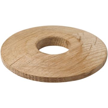 Solid Oak Pipe Covers for Light Oak Flooring Pack of 2