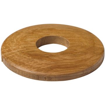 Solid Oak Pipe Covers for Medium Oak Flooring Pack of 2