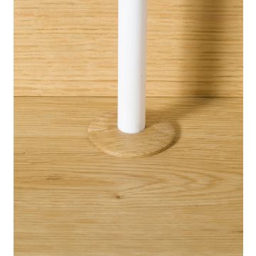 Solid Oak Pipe Covers for Medium Oak Flooring Pack of 2