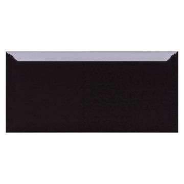Metro Gloss Black Ceramic Wall Tile 100 x 200mm