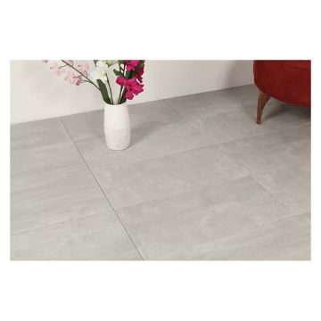 Grunge Matt Light Grey Porcelain Floor & Wall Tiles 300 x 600mm