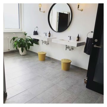 Grunge Matt Grey Porcelain Floor & Wall Tiles 300 x 600mm