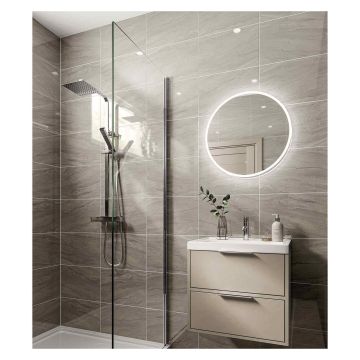 Alpha Gloss Steel Ceramic Wall Tile 300 x 450mm