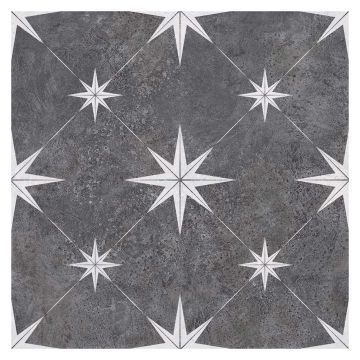 Heritage Charcoal Ceramic Floor & Wall Tile 335 x 335mm