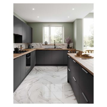 Straturio Marble Polished Porcelain Floor & Wall Tile 600 x 600mm