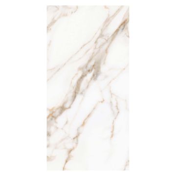 Carrara Gold Marble Polished Porcelain Wall & Floor Tile 300 x 600mm 