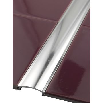 Silver Decorative Aluminium Trim 30mm x 2.4m