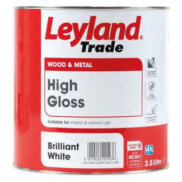 Leyland Trade High Gloss Brilliant White