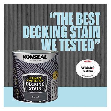 Ronseal Ultimate Protection Decking Stain Charcoal 2.5L