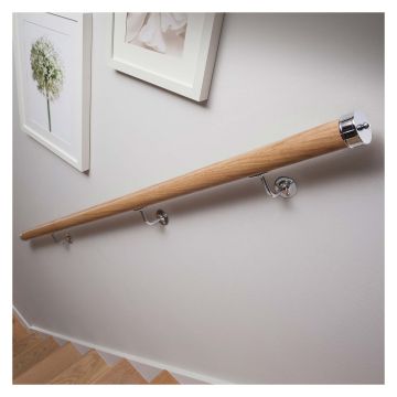 Black Stair Handrail Bracket