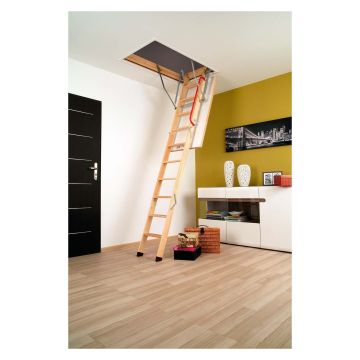 Fakro 3 Section Wooden Loft Ladder 550 x 1110mm FSC®