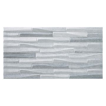 Sunset Matt Grey Porcelain Decor Wall Tile 316 x 608mm