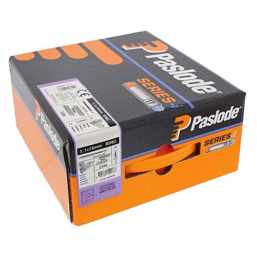 Paslode IM360 Nail Fuel Pack - 75mm x 3.1mm ST Galv Plus (Qty 2200 & 2 Fuel Cells)