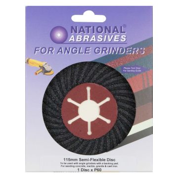 115mm Semi Flexible Sanding Disc P60