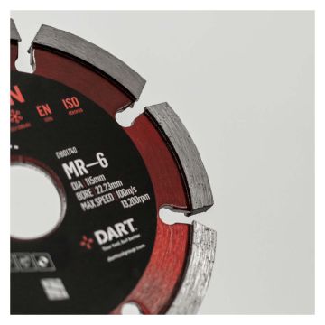 DART  Red Ten Pro MR-6 Mortar Rake 115Dmm x 22B