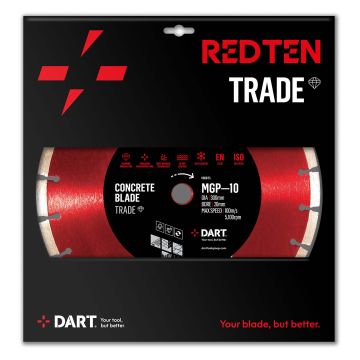  DART Red Ten Trade MGP-10 Diamond Blade 300Dmm x 20B
