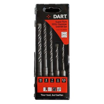 DART 5 Piece SDS+ Hammer Drill Bit Set