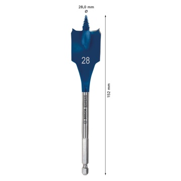 Bosch Expert 28mm Self Cut Speed Flat Bit