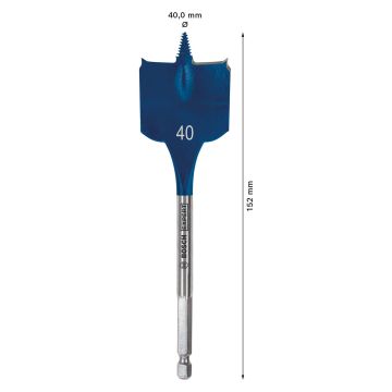 Bosch Expert 40mm Self Cut Speed Flat Bit