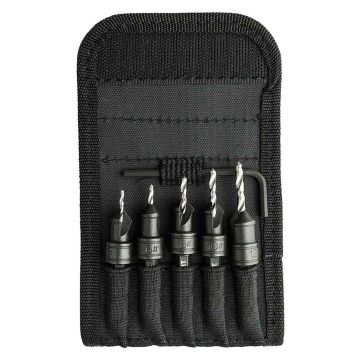 DART 5 Piece Quick-Change Countersink Set