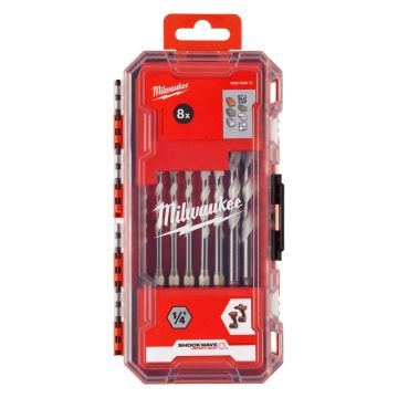 Milwaukee 8 Piece Multi Material Drill Bit Set