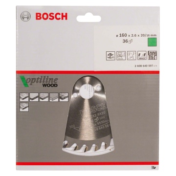 Circular Saw Blade 20 x 160mm 36 Teeth