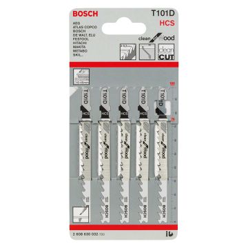 Jigsaw Blades For Wood T101d (Pk 5)