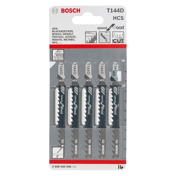 Jigsaw Blades For Wood T144d (Pk 5)