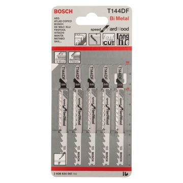 Jigsaw Blades For Wood T144df (Pk 5)