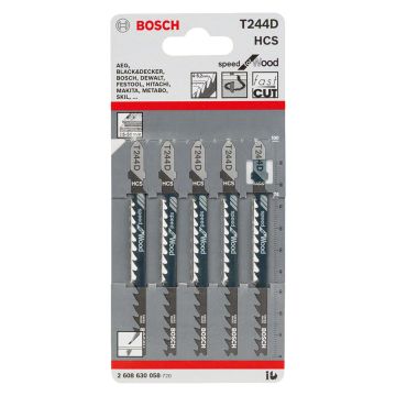 Jigsaw Blades For Wood T244d (Pk 5)