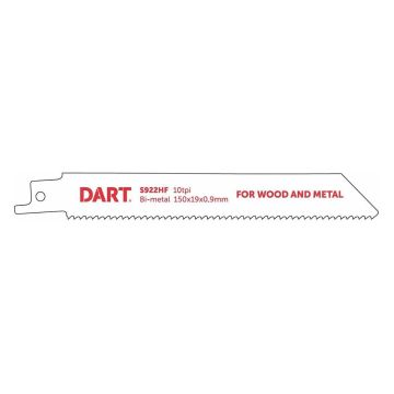 DART S922HF Metal Cutting Reciprocating Saw Blades Pack of 5
