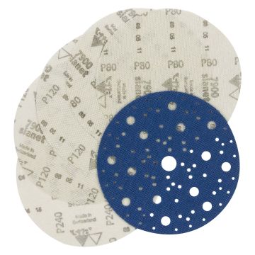 150mm Disc Abrasive Sheets Assorted Pack 5