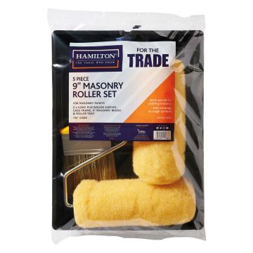 Hamilton For The Trade Masonry Set with Tray & Brush 225mm (9")